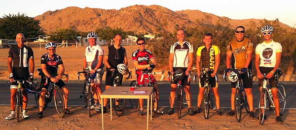 Victor Valley Velo time trial group