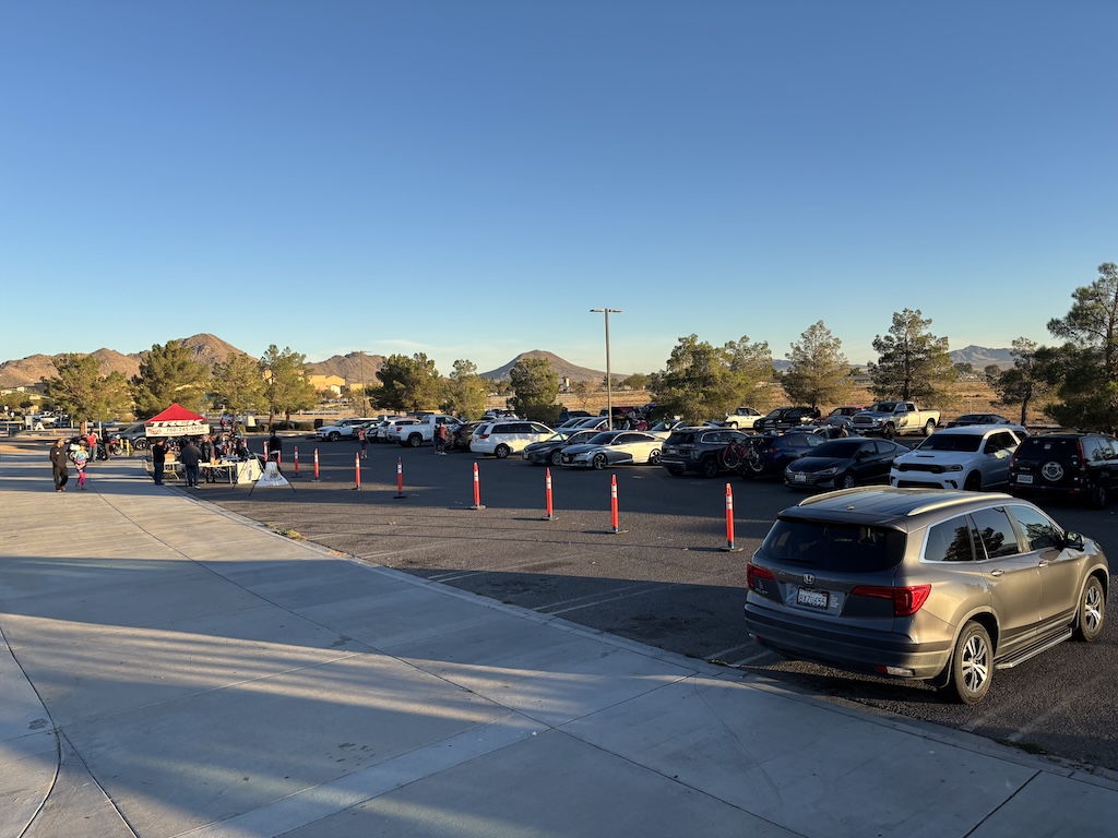 VVBT 2025 parking area