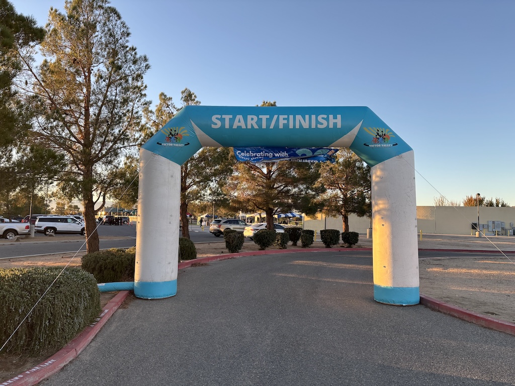 VVBT 2025 start/finish line
